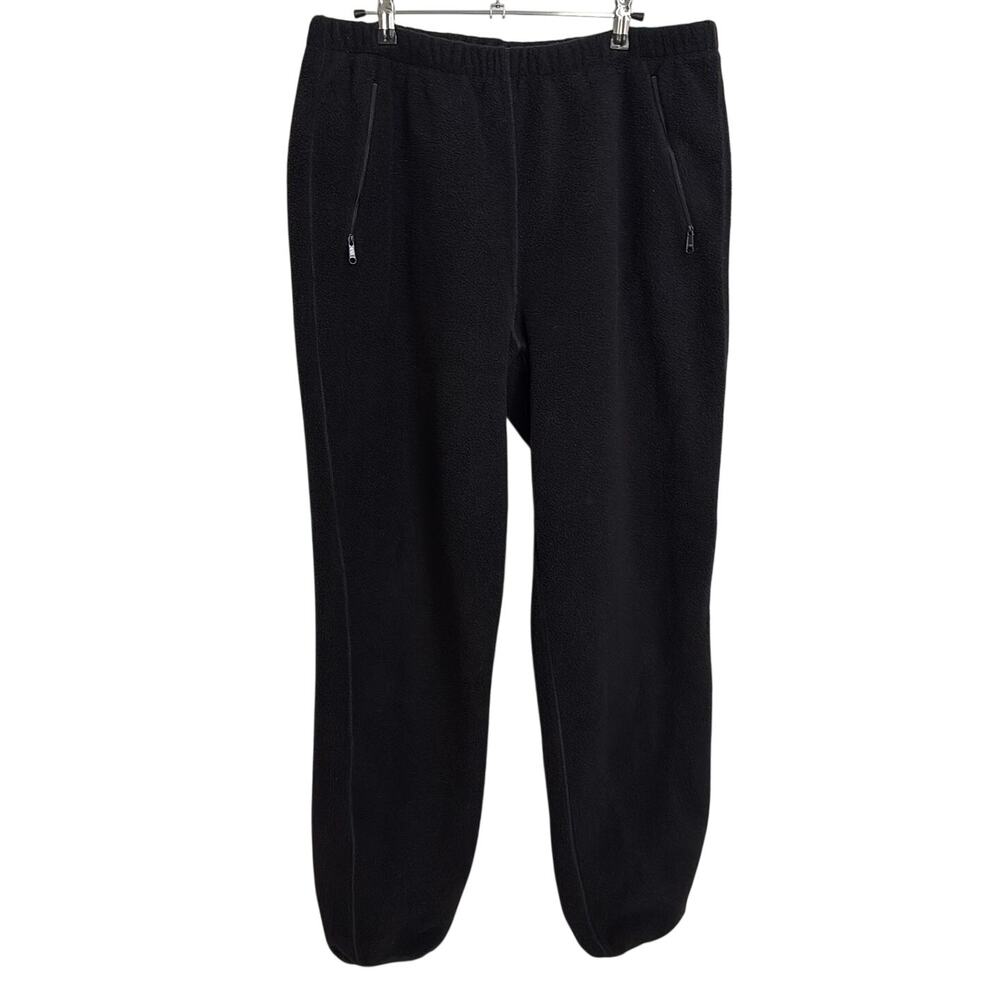 Patagonia Pants Mens XL Black Synchilla Fleece Joggers Vintage Made in USA